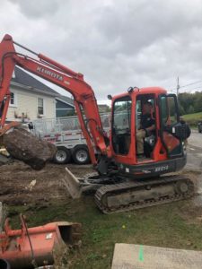Excavating in Saint John