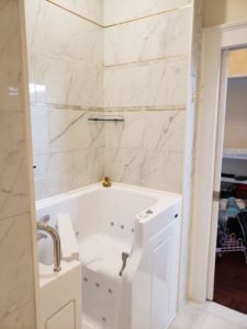 Wheelchair ready decks and Bathroom